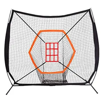 Baseball Softball Practice Net Portable Hitting Pitching Batting Training Net Baseball Backstop Net Portable Baseball Practice 1
