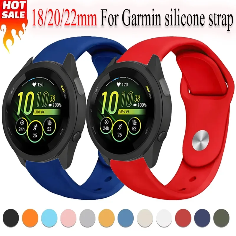 Silicone Sport Wristband for Smartwatches - Multiple Sizes Available
