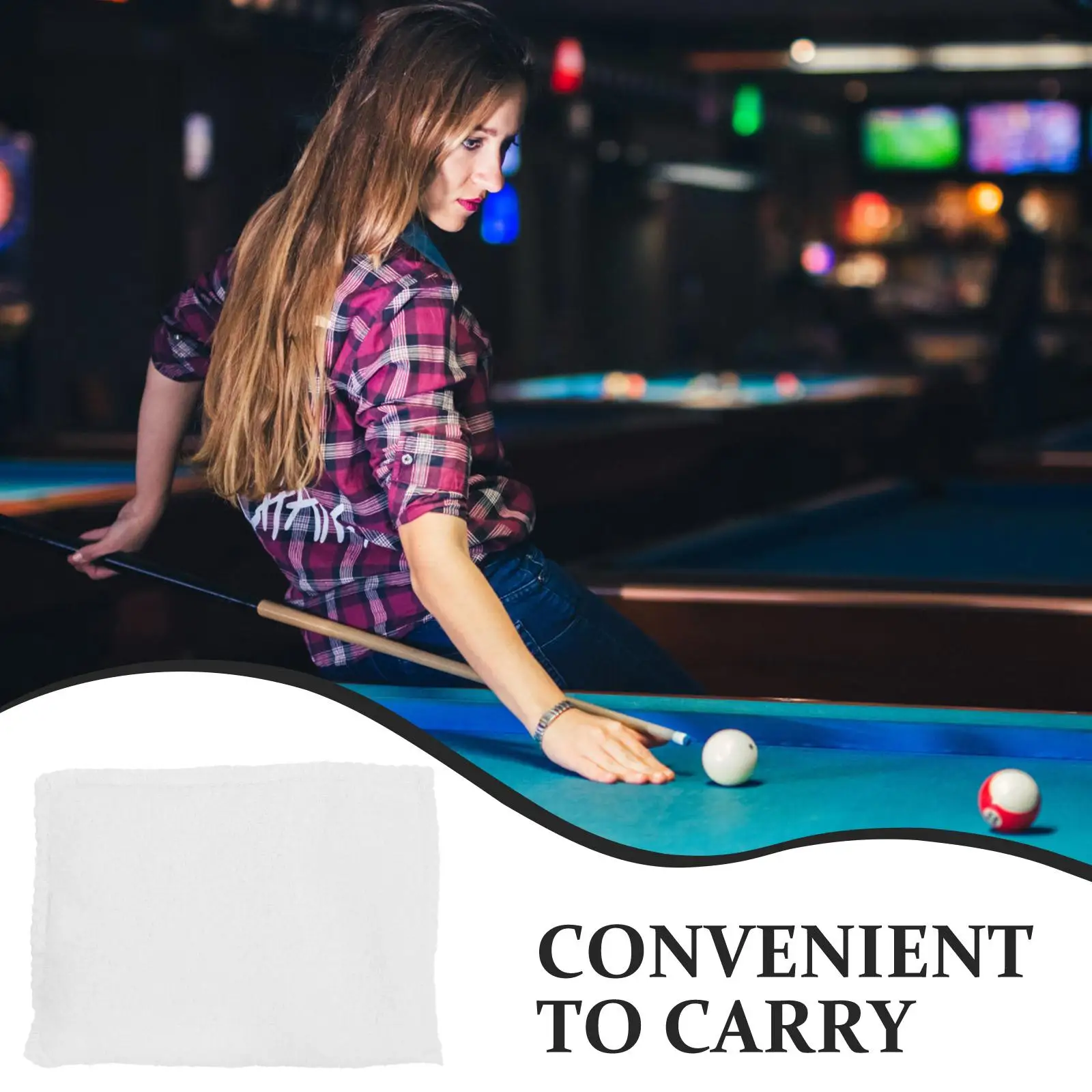 Portable Talcum Powder Bag Billiards Accessories Dry Hand Pouch Pool Grip Enhancement Talc Powder Snooker Balls Gaming