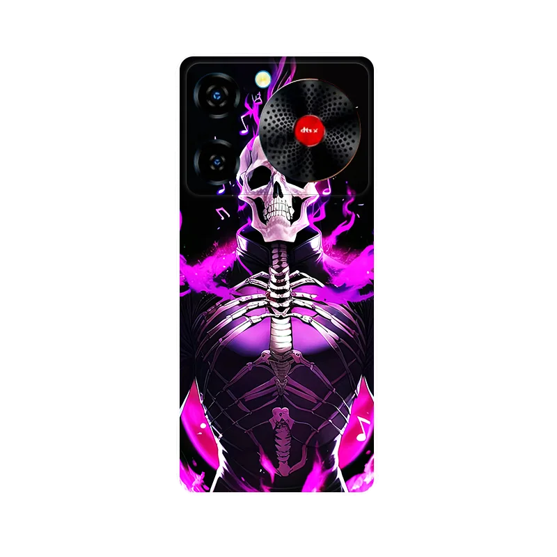 Nubia Music Case - Funny Cute Silicone Soft Back with Shockproof Bumper