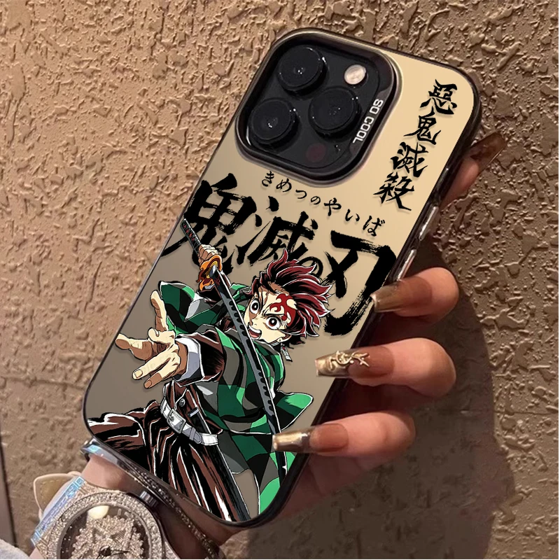 Tanjiro Zenitsu Retro-Themed Phone Case