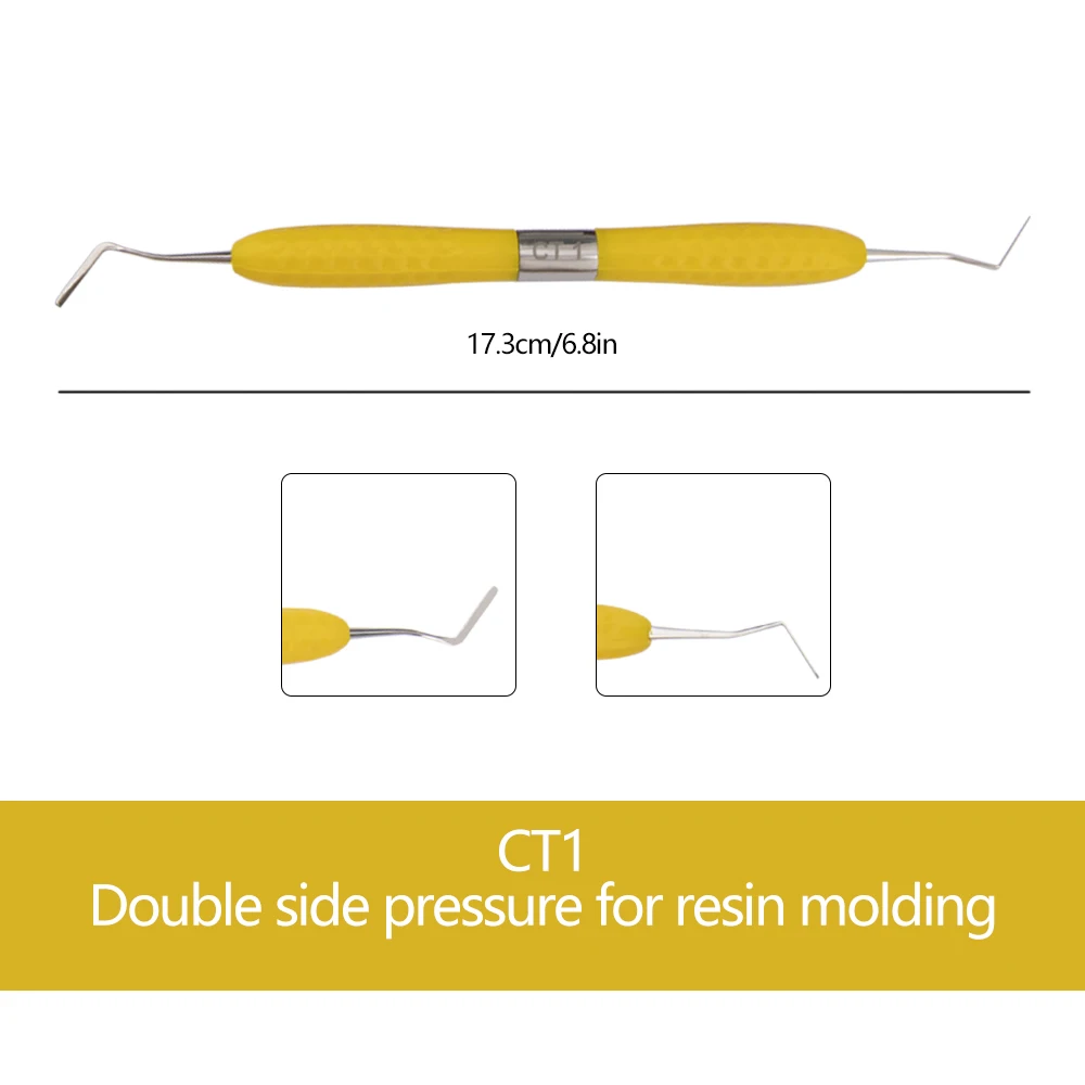 7 Teile/satz Dental Harz Gefüllt Restaurative Instrument Kit Fit Ästhetische Restaurierung Messer Silikon Griff Zahnmedizin Füllstoff Werkzeuge – Detail 2
