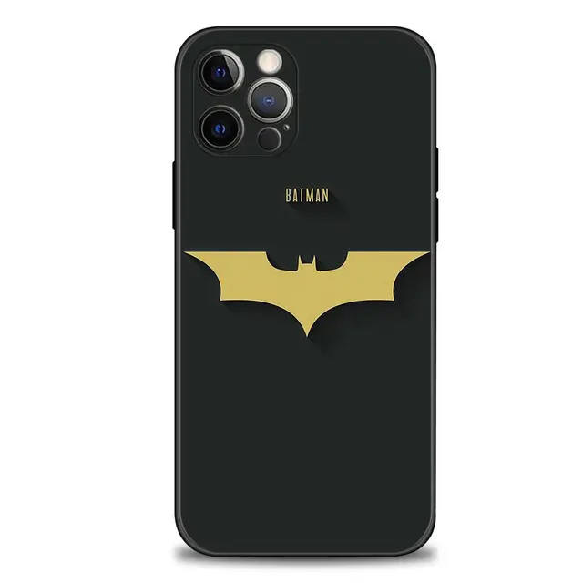 Phone Case for iPhone 13 12 11 Pro Max XR X XS 8 7 6 6S Plus 13mini 5 5S SE 12mini Cover Silicon Coque Batman Cartoon B03