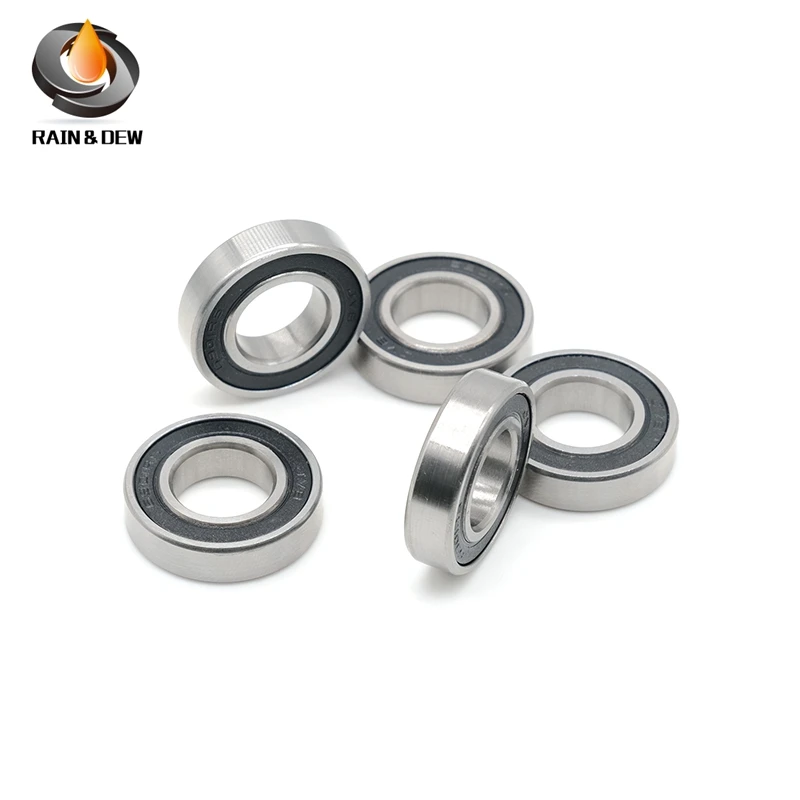 

16003RS 16003-2RS 17*35*8mm 4Pcs Bearing 16003 16003RS 2Z Chrome Steel Deep Groove Bearing