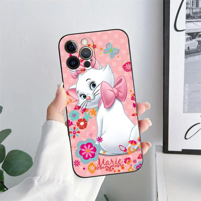 Cute Cartoon Marie Cat Phone Case - Fun and Stylish Protective Cover