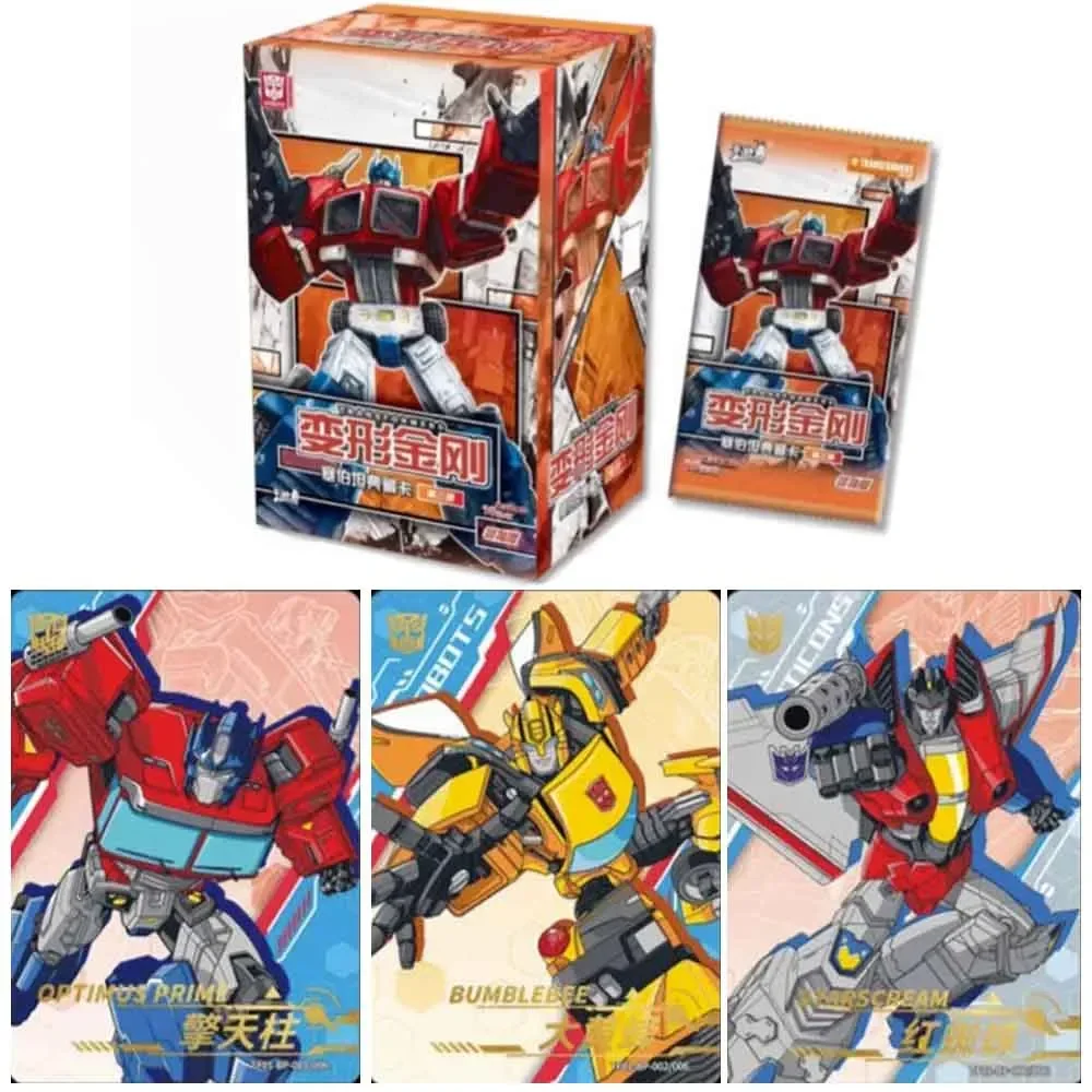 New Kayou Transformers Card Cybertron Leader Edition Optimus Prime Bumblebee Megatron Rare Bp Card Collection Card Toy Gift