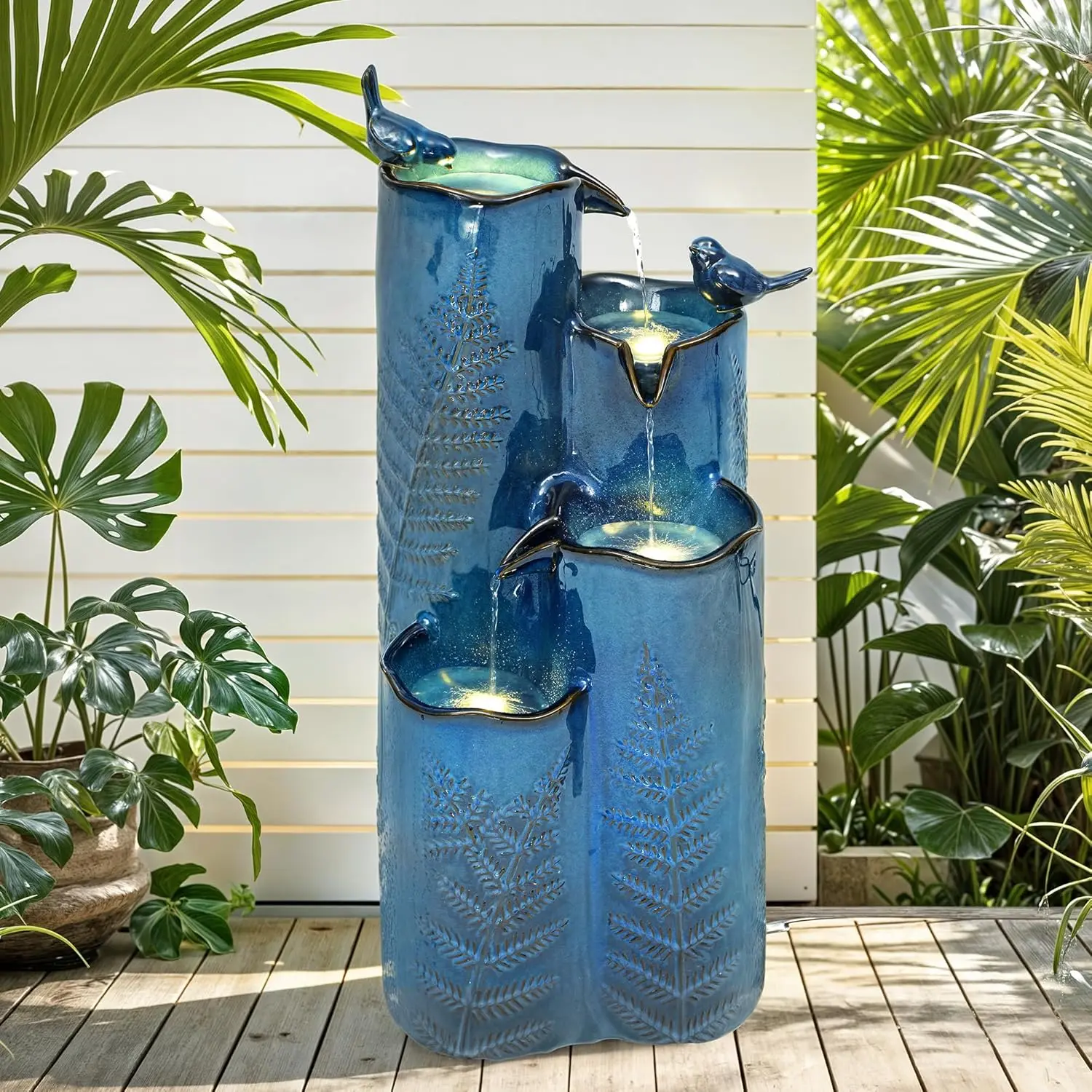 Ceramic outdoor water fountain image 1