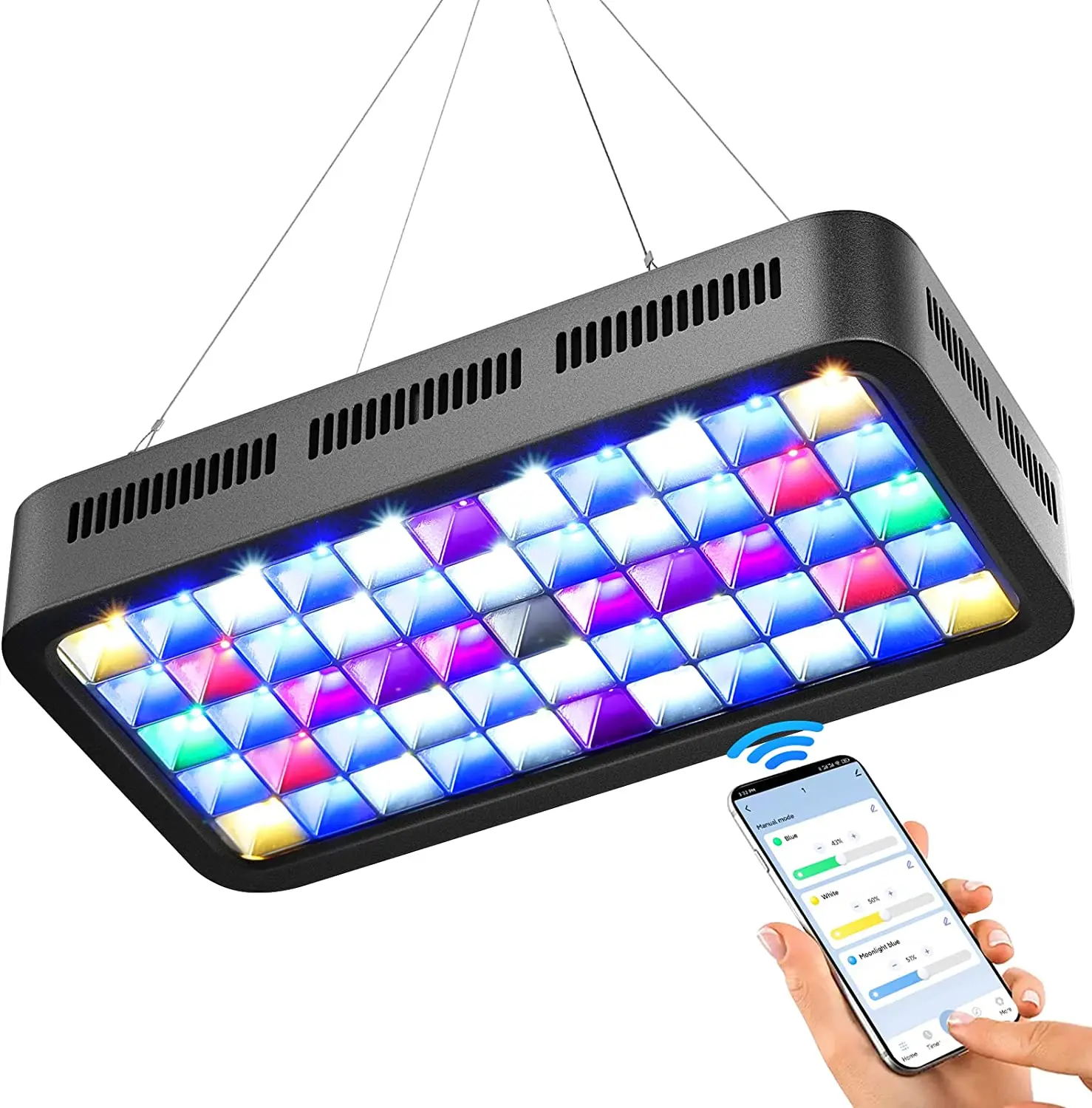 Aquarium-Light-with-Smart-APP-Control-165W-Dimmable-LED-Aquarium-Light ...