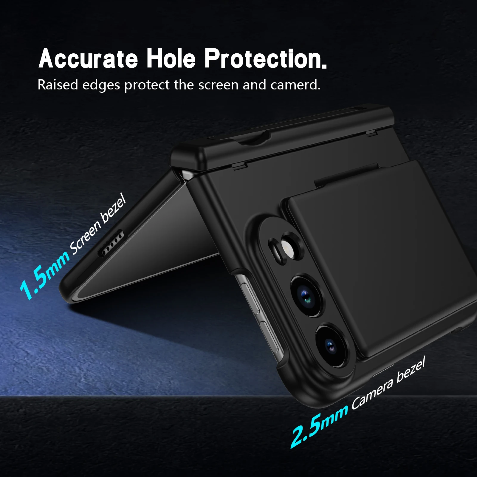 S Pen Holder Phone Case with Hinge Protection, Card Holder, Stand, Screen Protector, and Wallet Functionality