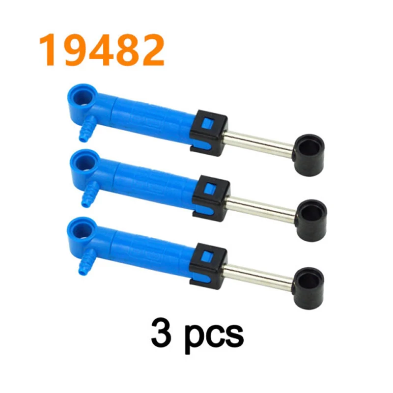MOC Technical Pneumatic Pump Hose Brick Air Tank Rod Putter Pump Small (6L) V2 Reinforced Cylinder Leduo Block 19476 19482 47225
