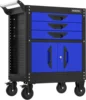27.5 Inch 3-Drawer Rolling Tool Chest with Wheels, Portable Steel Tool Cabinets with Drawers 1