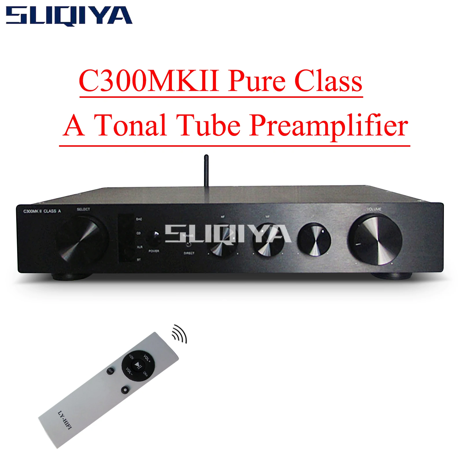 

SUQIYA-Bluetooth Fully Balanced Preamp C300MKII Pure Class A Preamplifier Hifi Power Amplifier Audio