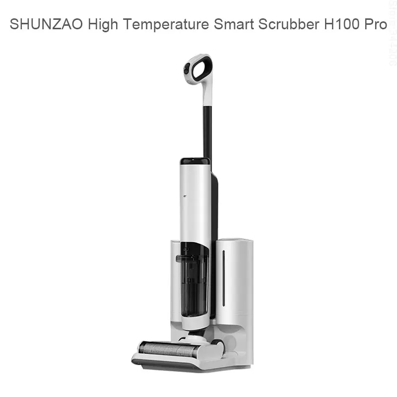 SHUNZAO 고온 스마트 스크러버 H100 프로 스마트 홈 진공 청소기 가전, 전기 바닥 걸레, 견인력 장착 