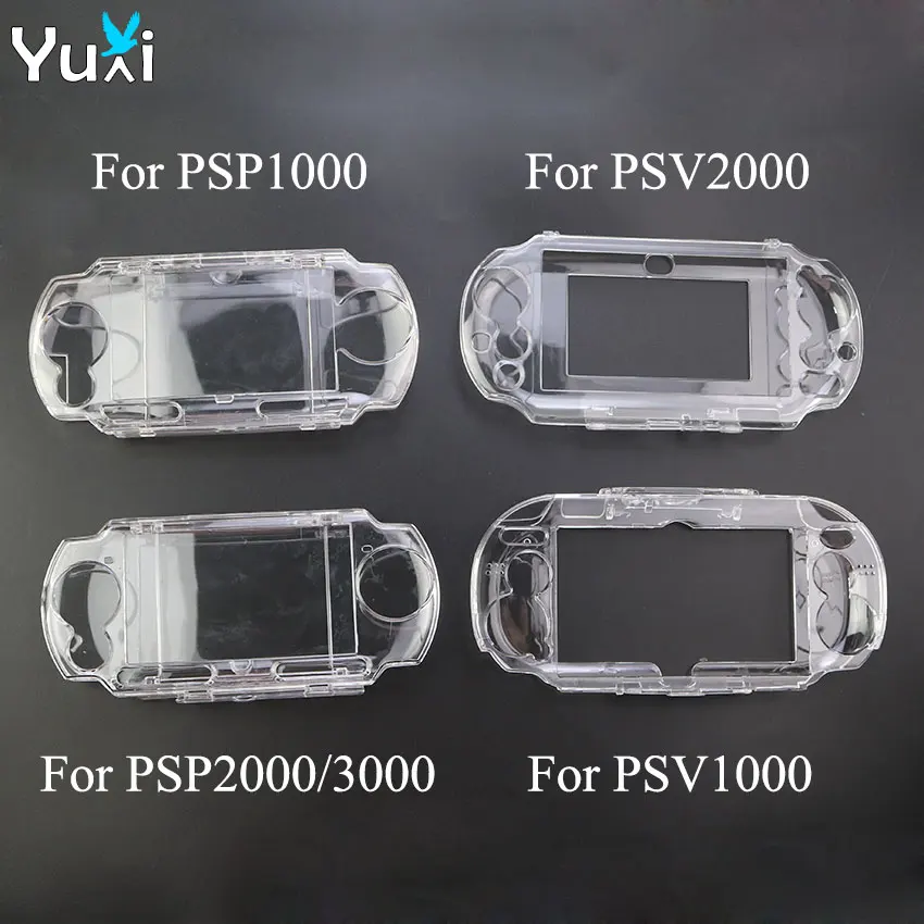 Game Console Case YuXi Clear Hard Carry Cover For PSP 1000 2000 3000 PSV 2000 1000