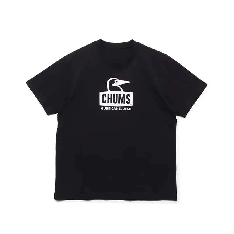 CHUMS 24SS Camping Guide T-Shirt-Men's Retro Outdoor Tee-'What To Do' Vintage Print Cotton Short Sleeve
