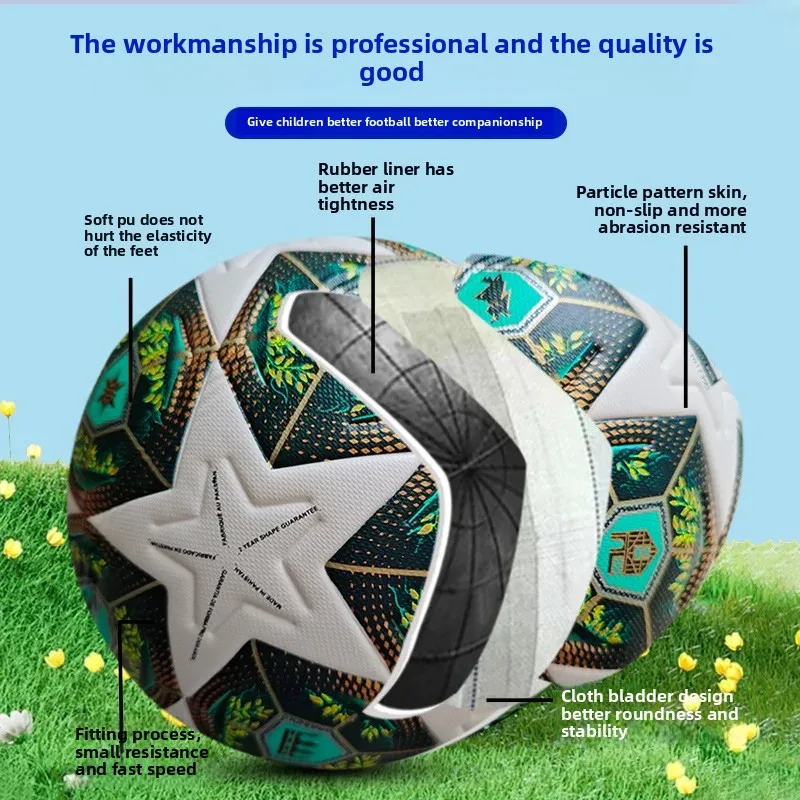 Entrenamiento Antiexplosión De Doble Capa De Fútbol, Talla 5 | Cuotas