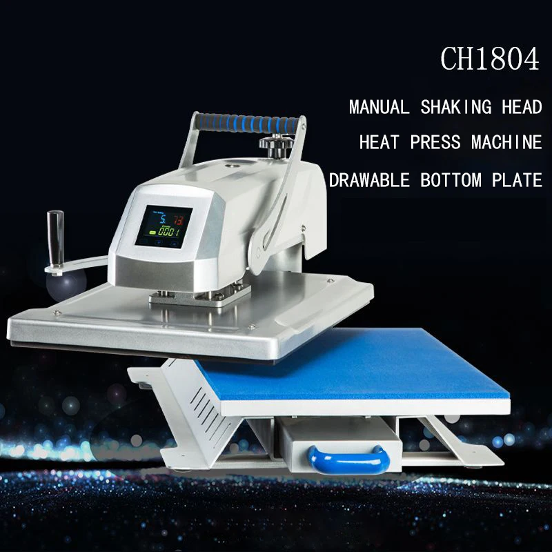 VEVOR Heat Press Machine 15 x 15 / 16 x 20 / 16 x 24 Sublimation  Printer Manual Clamshell Transfer on DIY T-shirt Pillow