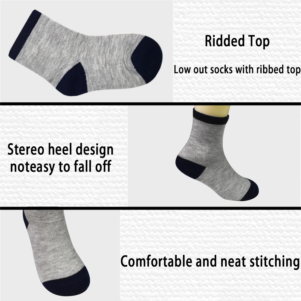 24 Pairs （Boy Toddler Baby Crew Socks （1-14Years Old） Soft breathable Socks For Toddlers kids Boys Girls 4