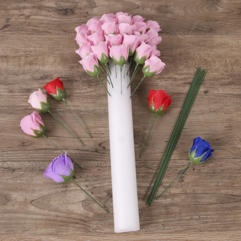200 cm Länge, 4 cm/5 cm Durchmesser Schaumstoffstäbe für Bogen, künstliche Blumenarrangements, Schaumstoffdekoration, vielseitig einsetzbar, zufällige DIY-Größen – Detail 8