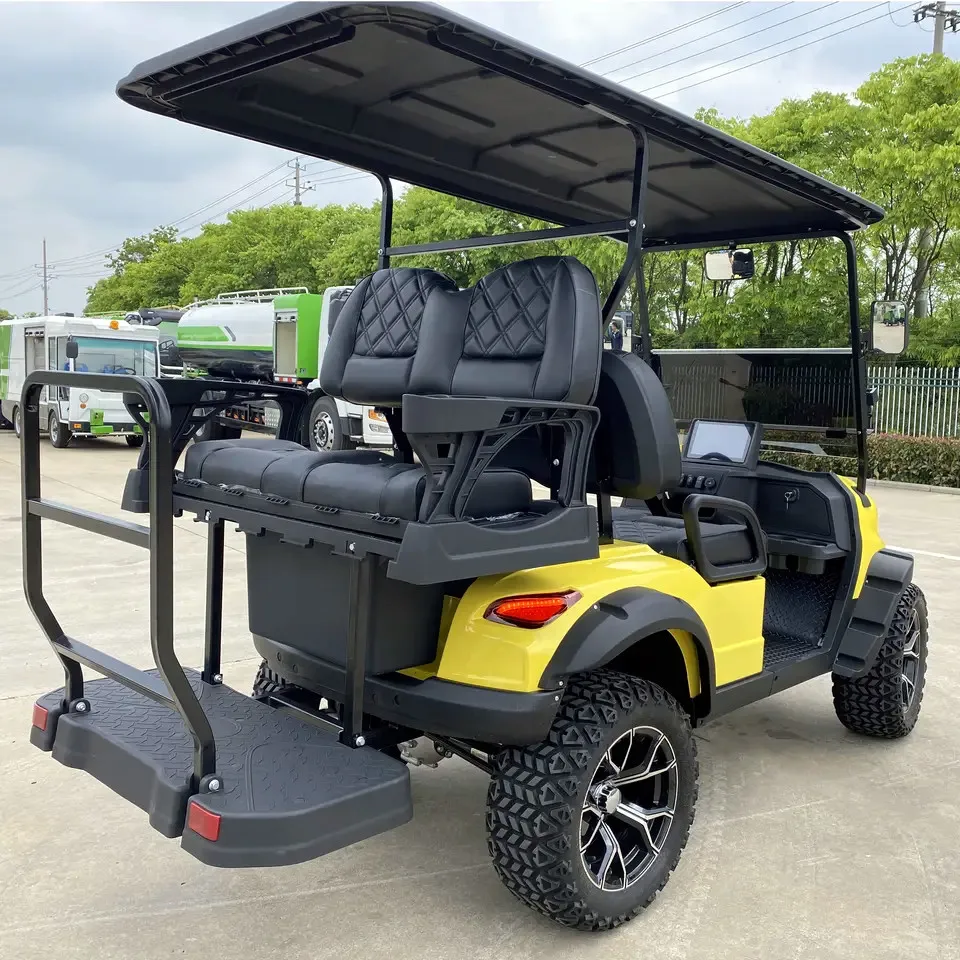 

48/72V Exclusive Style Modern Fashion 2023 Brand New Design 4 Seat Sightseeing Bus Club Cart Electric Golf Buggy Hunting Cart