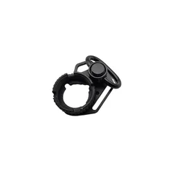 Tactical Rear Clip Strap Buckle QD Sling Mount Adapter (DE with QD sling)