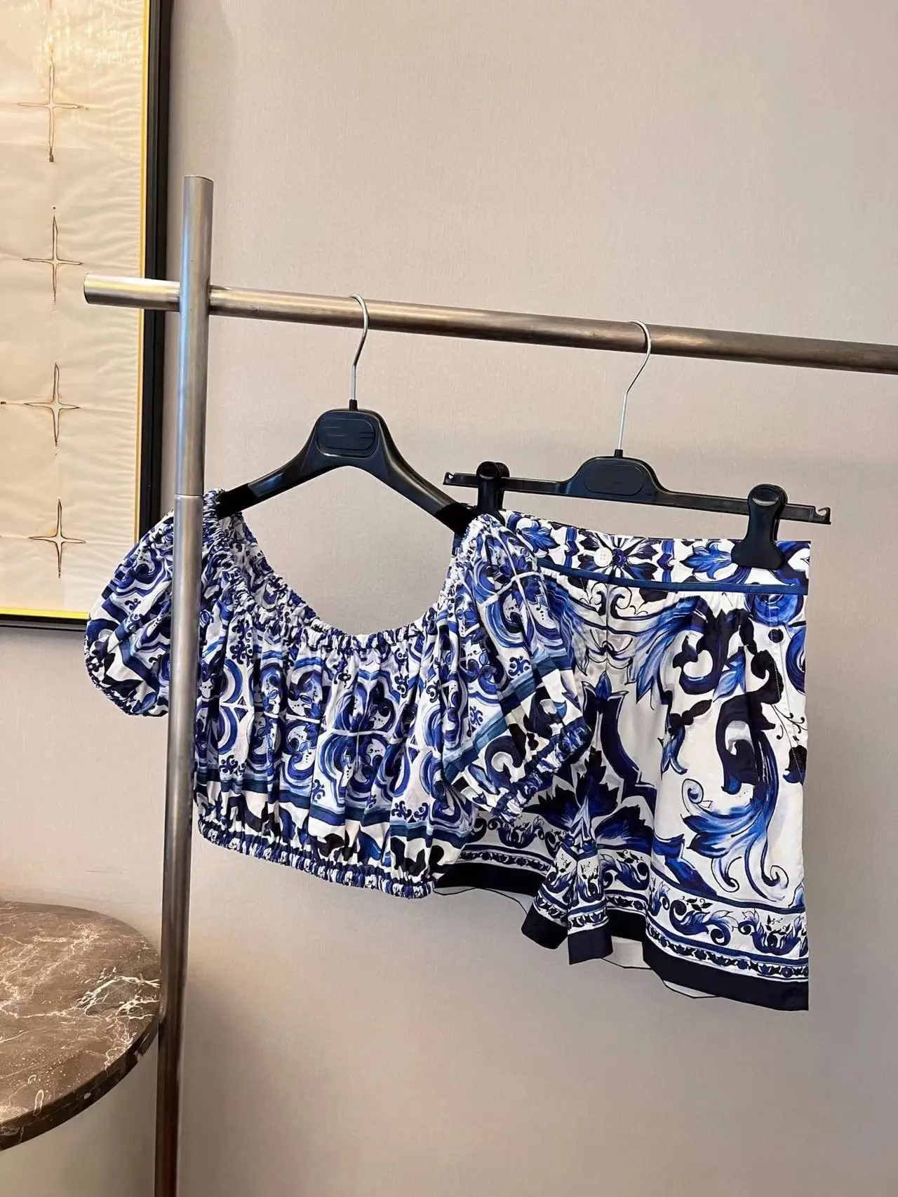 

High Quality Women's Shorts Print Casual Shorts Vacation Fashion Runway Spring Summer 2022 New Mini Shorts