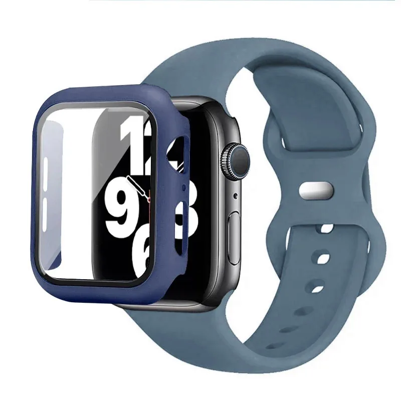 Premium Silicone Watch Band with Protective Case - Multisize Bracelet