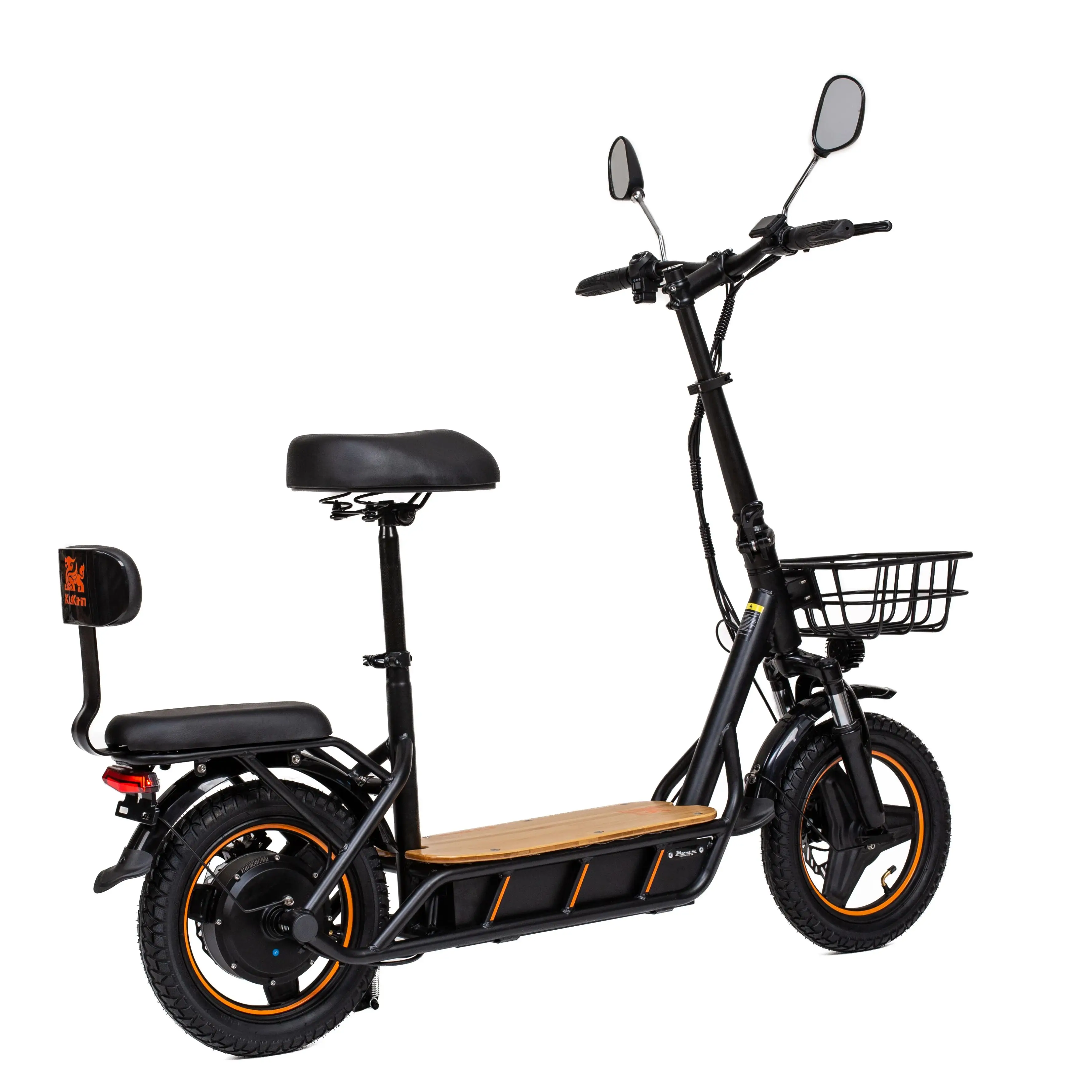 Monopattino Elettrico Pieghevole per Adulti KuKirin C1 Pro, Batteria 48V 26Ah, Motore 500W, Velocità Massima 45km/h, con Sedile, Pneumatici da 14 Pollici - immagine 3
