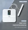 Scales for Body Weight and Fat, 8 Electrode Smart Body Fat Scale Large Display BMI Digital Weight Scale, Accurate Bathroom Scale 2