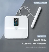 Scales for Body Weight and Fat, 8 Electrode Smart Body Fat Scale Large Display BMI Digital Weight Scale, Accurate Bathroom Scale 2