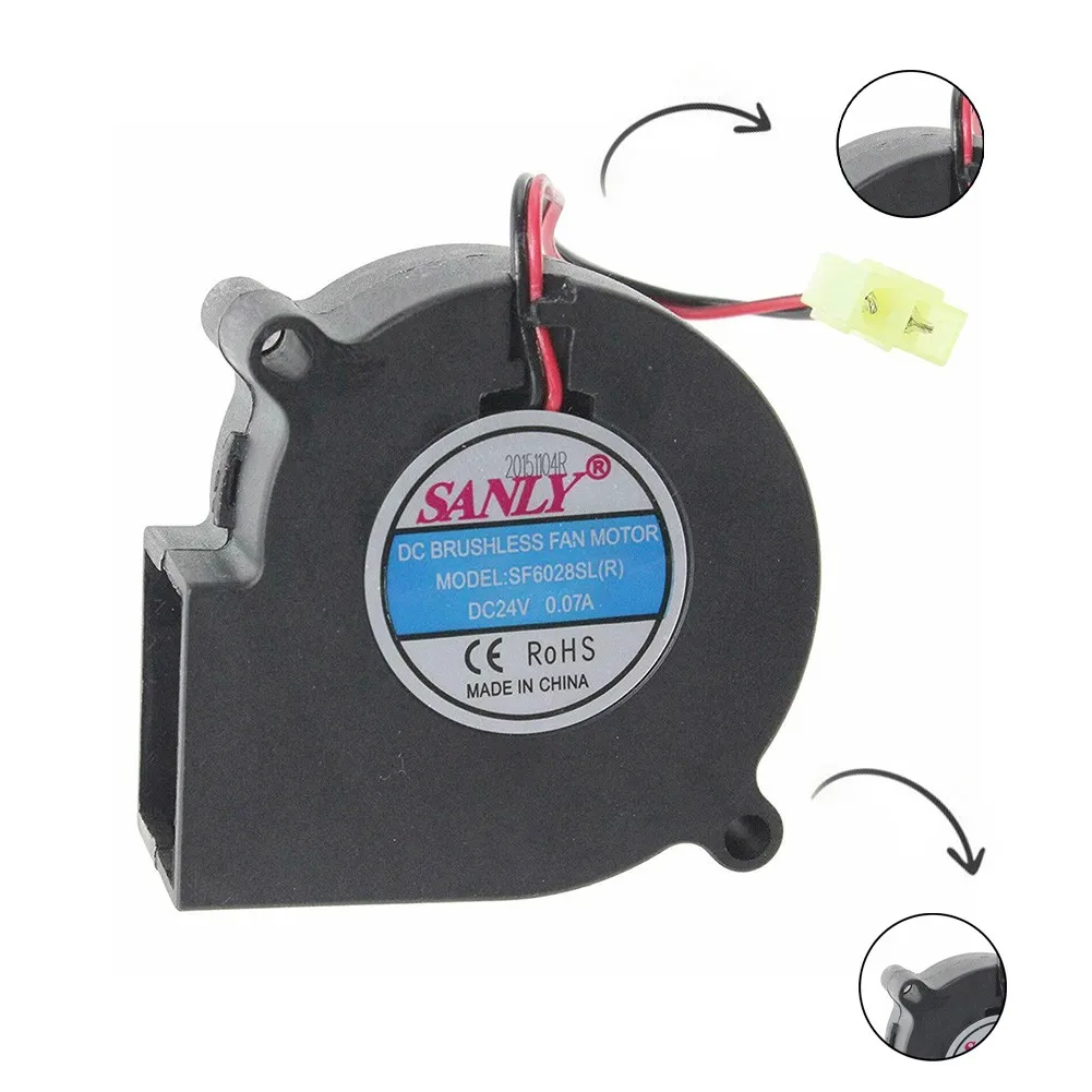 Fan Motor For Dimplex SF6028SL(R) Electric Fire Fan Motor DC 24V Optimyst  Danville DNV20AB Fireplaces Fan Accessories - AliExpress