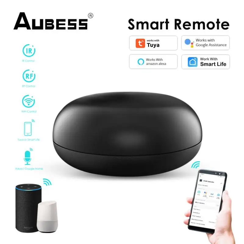 

Универсальный пульт дистанционного управления Tuya WiFi IR RF Bluetooth Smart Home