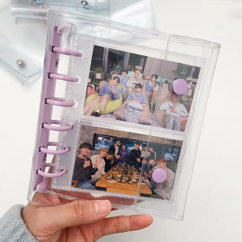 Kpop Idol Photocard Album with 3D Sticker Cover and Inner Pages