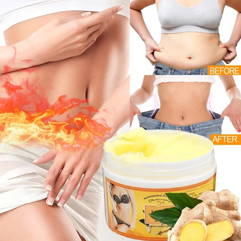 Ginger Slimming Cream Massage Body Fat Burning Slimming Lotion Slimming  Waist Abdomen Thigh Natural Shaping Weight Loss Cream - AliExpress