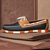 Handmade Shoes Men Mocassins Classic Cow Leather Docksides Boat Shoes Luxury Design Driving Shoes Casual Flat Loafers 1