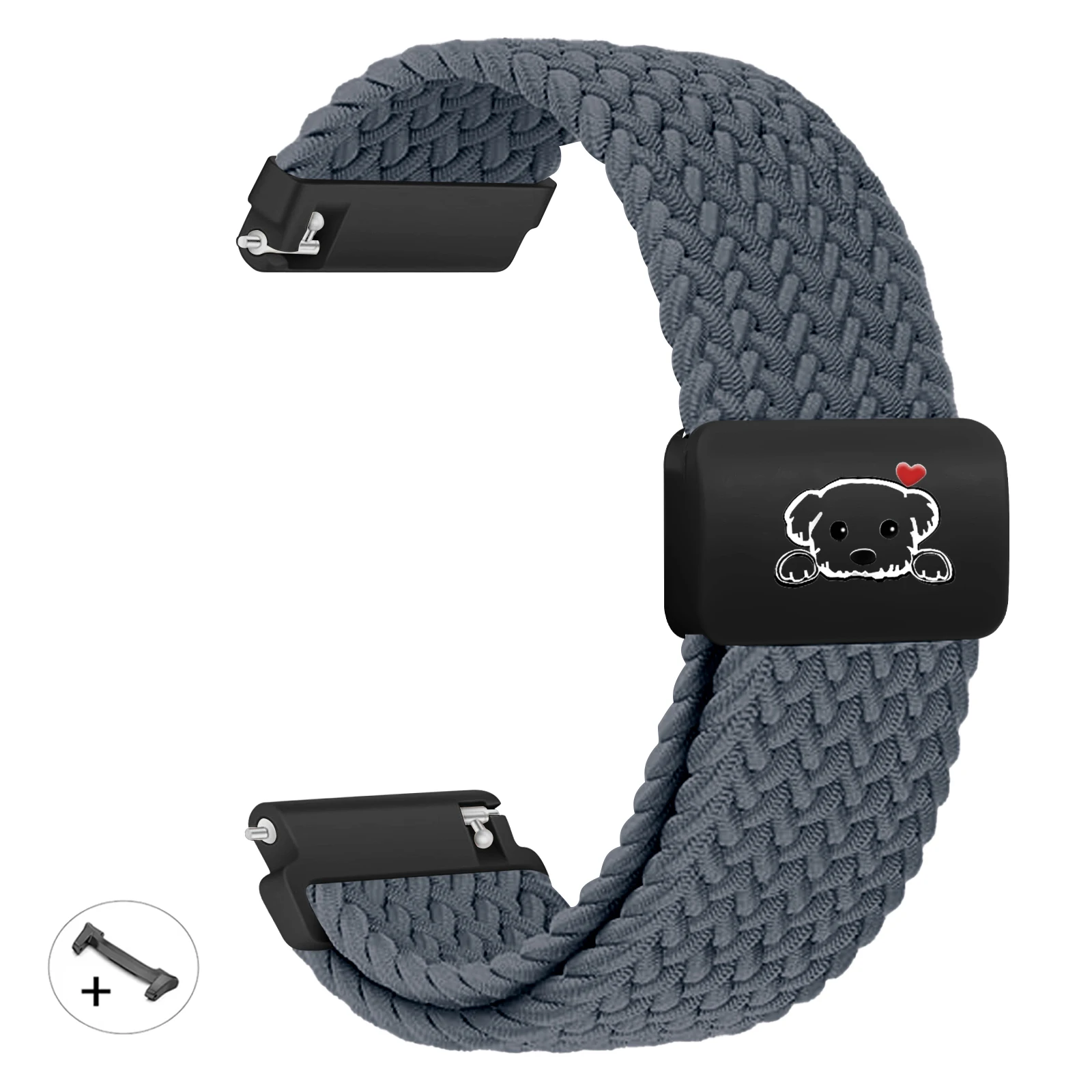 Cute Dog Magnetic Braided Bracelet Strap for Smartwatch Accessories