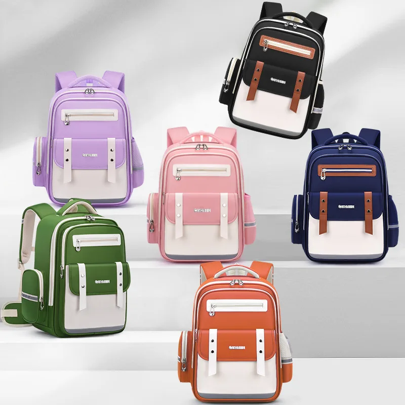 Orthopedic Primary school backpack Children School Bags Girls Boys waterproof Backpack Schoolbag Kids Book Bag Mochila Infantil 1