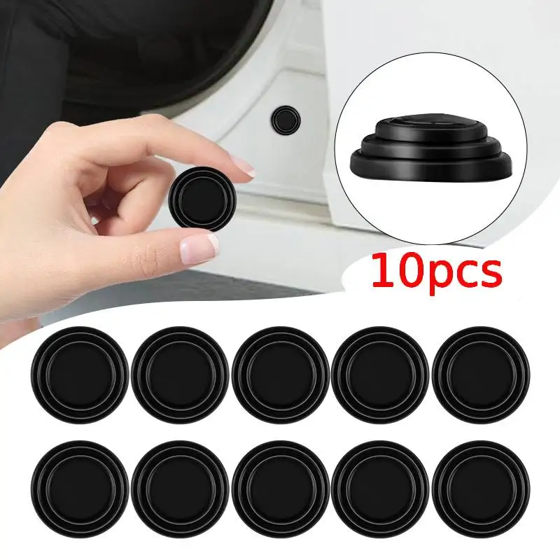 Car Door Shock Pads Silicone Car Door Anti Collision Gasket Stickers