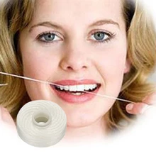 

50M Expanding Dental Flosser Wax Oral Hygiene Teeth Cleaning Dental Floss Spool Mint Toothpick Flosser Teeth Flosser