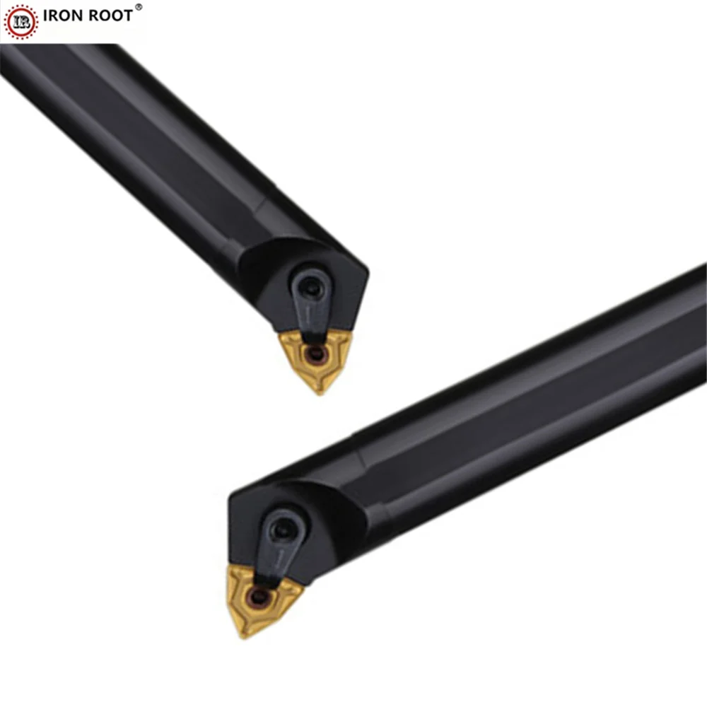 Soporte Interno Para Torno CNC S18Q-SWLNL08 - Para Insertos WNMG0804, Acero Aleación