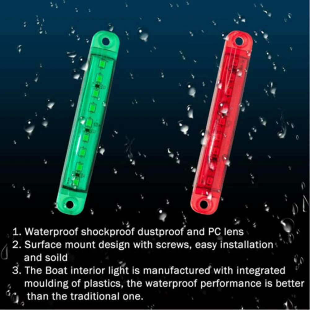 

Make Your Boat Bright and Visible with Waterproof Navigation Lights, Suitable for Ship Navigation and Decoration