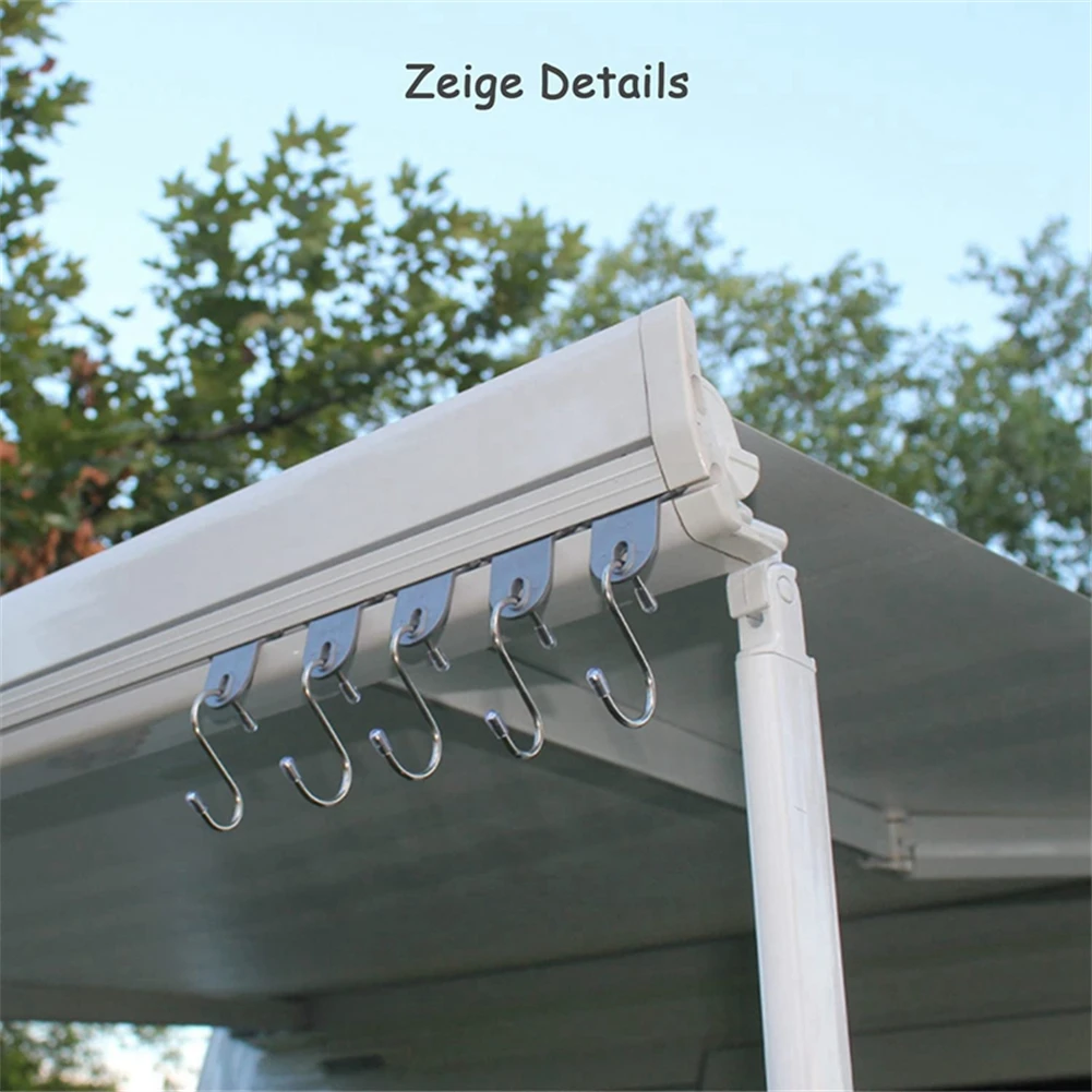 

8PCS Camping Awning Hooks Clips RV Tent Hangers Light Hangers For Caravan Camper Easily Install And Remove Trailer Parts