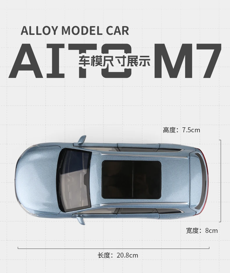 Huawei AITO M7 SUV 1:24 Ölçekli 