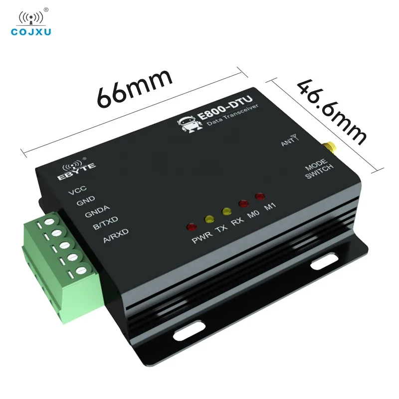 RS485 LoRa 모뎀 산업용 디지털 라디오 433MHz 20dBm FEC 무선 송신기 COJXU 3km LoRa 모뎀 E800-DTU(433L20-485)-V8