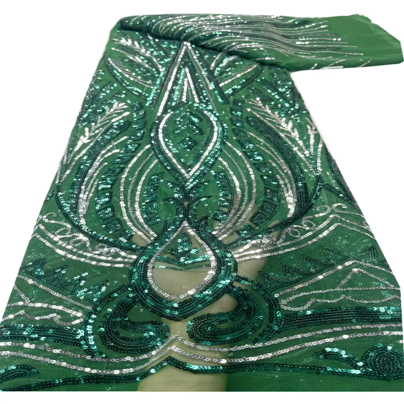 

Французская кружевная ткань высокого качества 2023, Африканский материал, ткань для женщин, Свадебная фотосессия, блестки FYU522