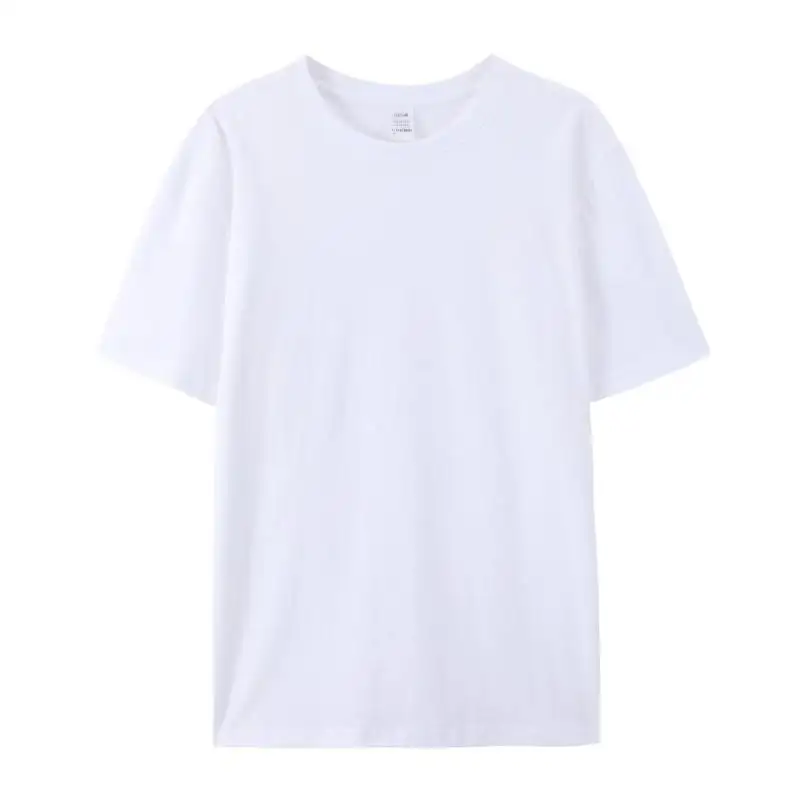 100% Cotton White Tshirt Unisex High Quality Round Neck T Shirt Men Herren T-shirt Uomo Tee Shirt Homme Coton Franela De Algodon