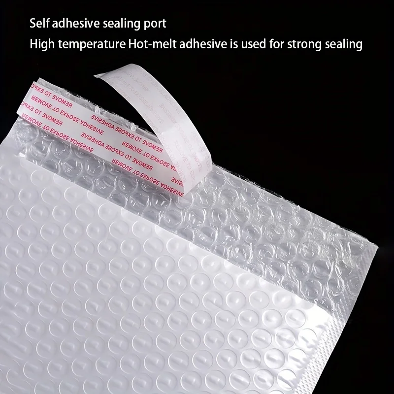 9.5x6inches Bubble Mailers White Poly Padded Envelopes Medium Mailing Opaque Packaging Postal Self Seal Waterproof Shipping Bags