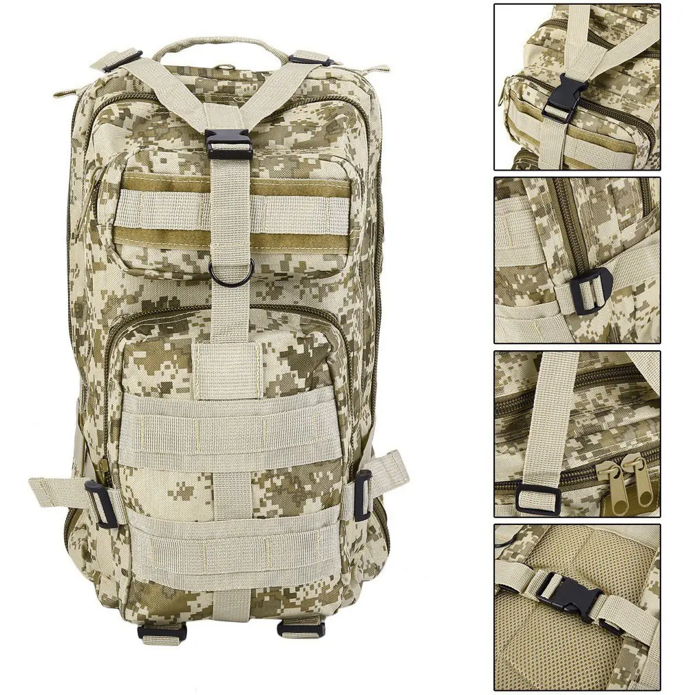 30L Capacity Men Army Military Tactical Large Backpack Waterproof Outdoor Sport Hiking Camping Hunting 3D Rucksack Bags for Men