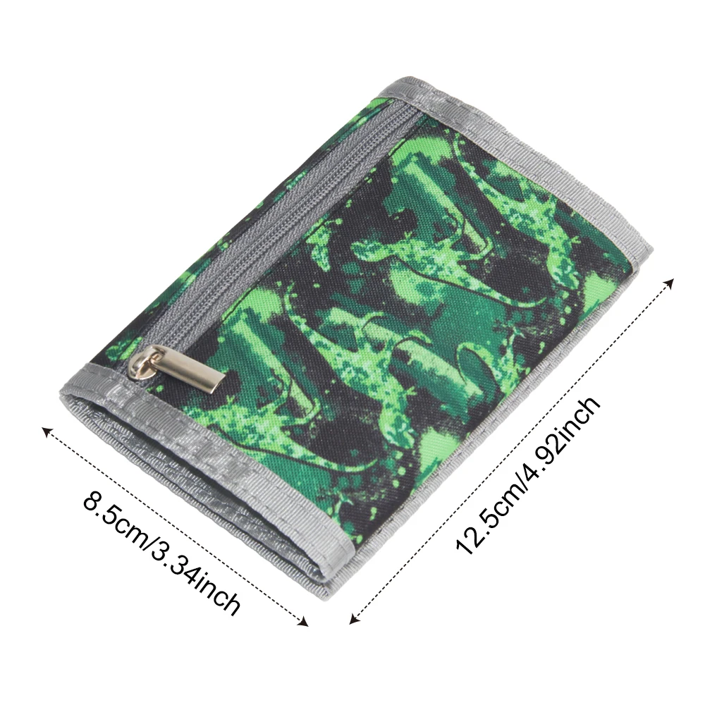 Children's Tri-Fold Coin Purse Wallet Fashion Slim Multifunctional Classic Portable Card Holder Students Wallet