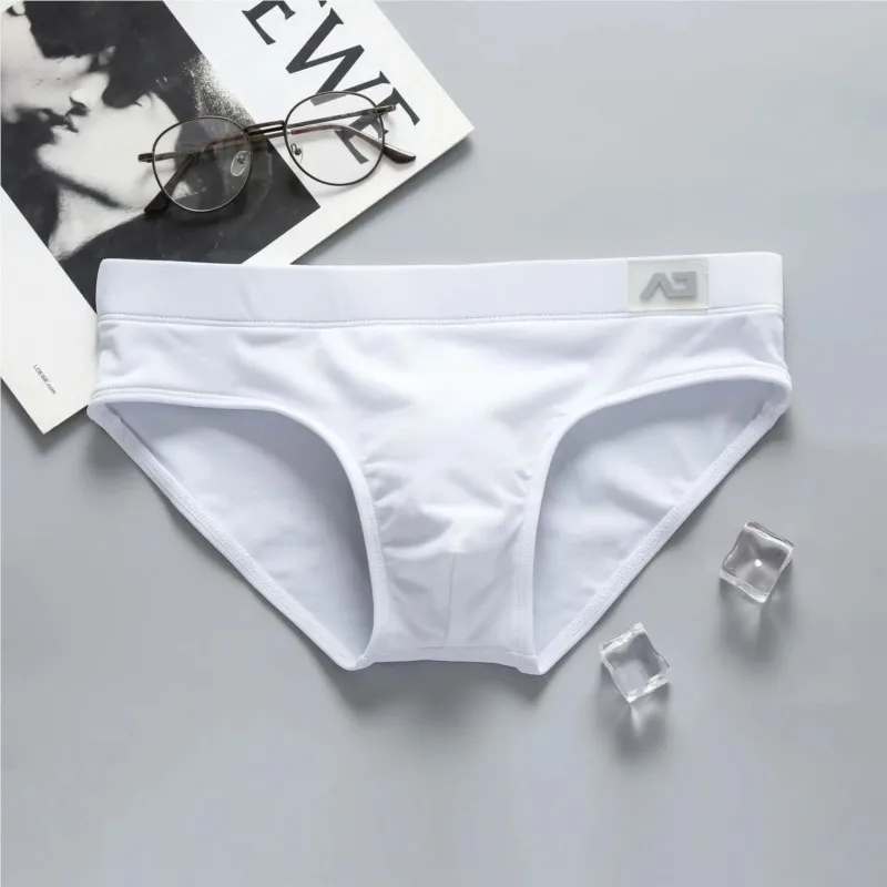 Addicted Men's swimming trunks with low waist sexy big anti-embarrassing quick-drying young men's sports briefs 5